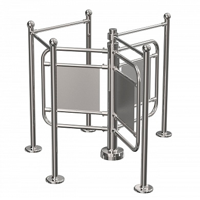 Р2М1/3 ХРОМ (0396) роторный турникет РостЕвроСтрой
