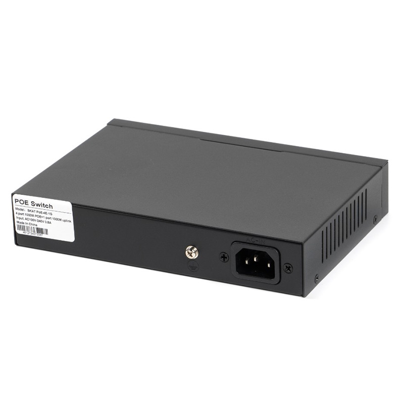 SKAT PoE-4E-1G PoE коммутатор Бастион