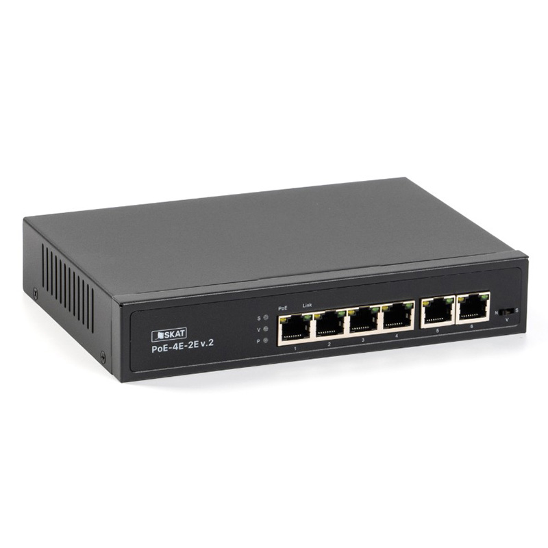 SKAT PoE-4E-2E v.2 PoE коммутатор Бастион