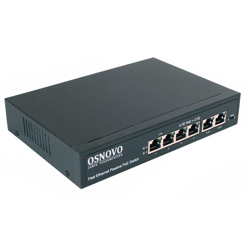 SW-20600/A(80W) PoE коммутатор Osnovo