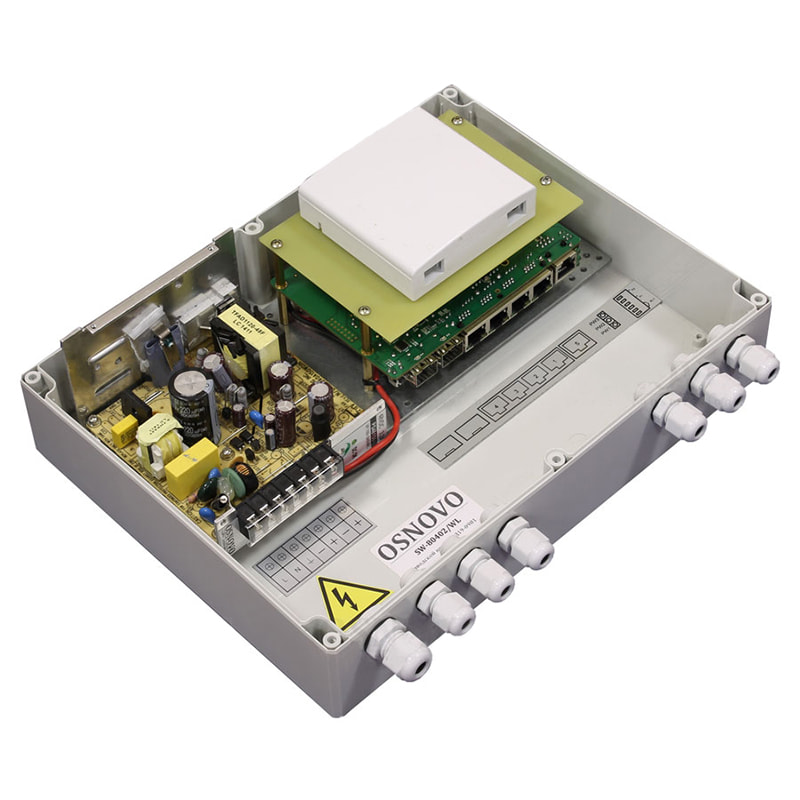 SW-80402/WL PoE коммутатор Osnovo