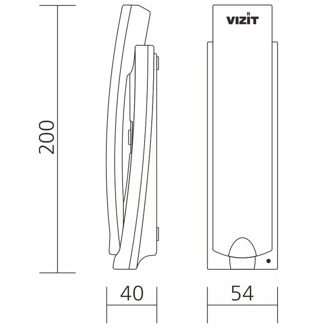 УКП-12NA трубка домофона Vizit