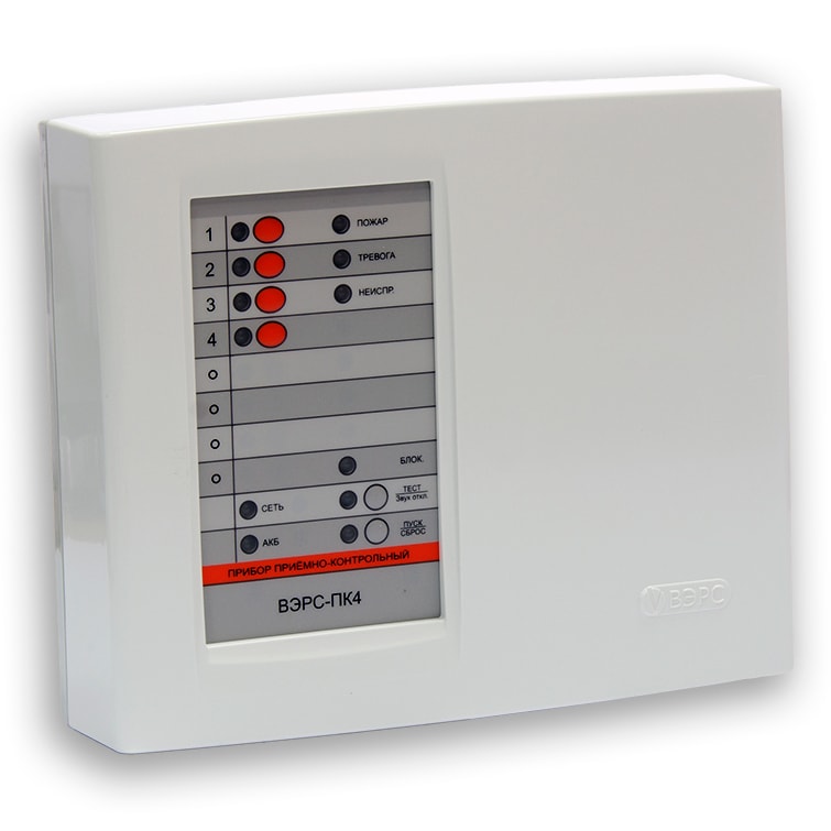 ВЭРС-ПК 4П-РС версия 3.2 приемно-контрольный прибор
